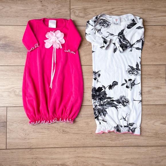 BABY GIRL PRETTY IN PINK FALL WARDROBE BUNDLE SIZES 0-6 MONTHS - Picture 4 of 7